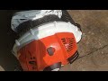 Stihl Br 600 review and starting procedure.