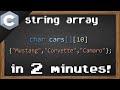 C array of strings🧵