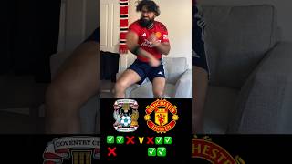 Coventry City v Manchester United Penalties Reactions ⚽️