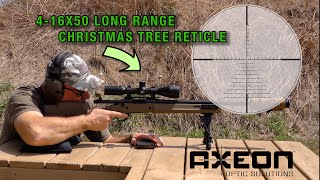 Axeon Optics 4-16X50 Tree Reticle Scope