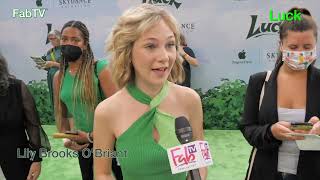 Lily Brooks O'Briant attends the Apple Original Films' "Luck" Premiere