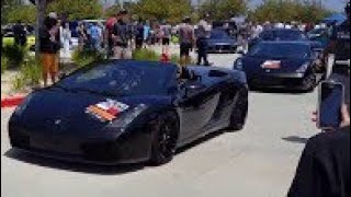 HRE Wheels Open House Supercars Loud Engine Revs and Exhaust