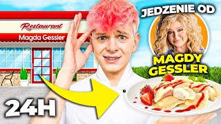 CAŁY DZIEŃ JEM TYLKO JEDZENIE MAGDY GESSLER 😱 *24h challenge* | Dominik Rupiński