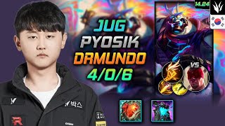 Dr. Mundo Jungle Build Pyosik Heartsteel Fleet Footwork - LOL KR GrandMaster Patch 14.24