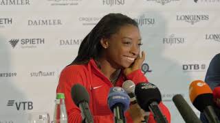 Gymnastic Championships 2019: Superstar Simone Biles press conference