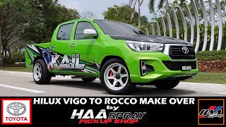 Hilux vigo convert rocco by HAA spray project garage