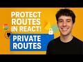 Protect Routes in React with Firebase Auth | Private Routes Tutorial (Google & GitHub Login)