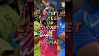 Most Sixes in Cricket in all format #shorts #cricket #viral