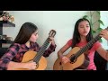 tico tico by zequinha de abreu thu le classical guitar duo by daughters bloopers