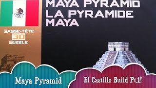 Build Pt1 3D Puzzle Mexican Maya Pyramid El Castillo Of Chichen Itza To God Kukulcan Kid's Toy