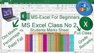 Ms Excel Adding Formulas Ms Excel Students Marks Sheet Doovi Ms Excel Adding Formulas Ms Excel Students Marks Sheet Doovi