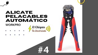 #4 WORKPRO Alicate Pelacables Automático 📟