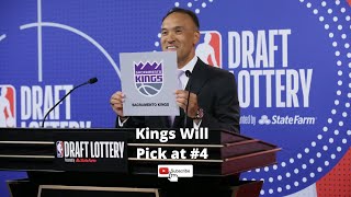 The Kings land in the top 4 in the NBA Draft Lottery