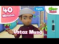 Ustaz Musa | Omar & Hana 40 Minutes Compilation | Islamic Series & Songs For Kids