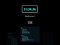 Making Digital Clock with #html #css #javascript  || #frontend #shorts  #htmlcssjavascript