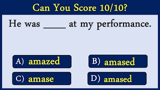 Mixed Grammar Quiz 40:  Can You Pass This Test?