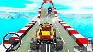 الوحش شاحنة من المستحيل ميجا منحدر المثيرة المسار- سائق شاحنة الوحش - أفضل ألعاب أندرويد
