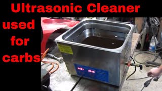 Ultrasonic Cleaner repairs carburetors