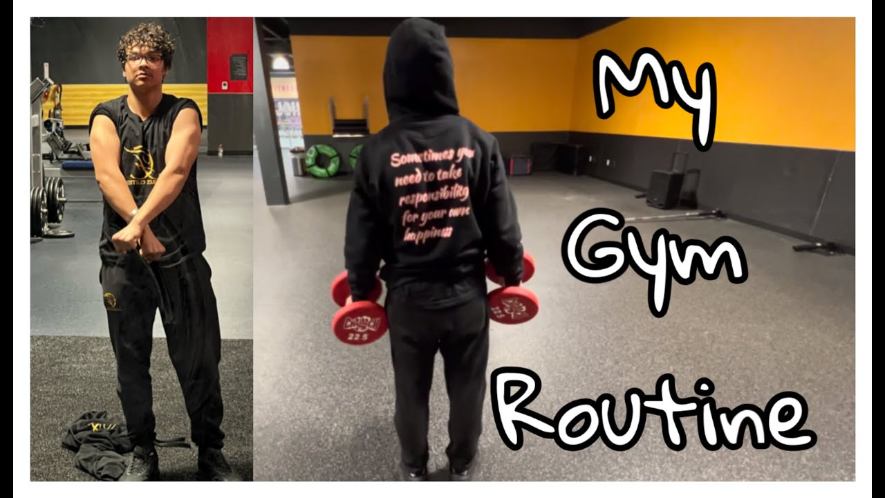 My Gym Routine Gym Vlog Youtube