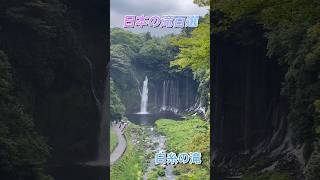 【白糸の滝】富士宮市　絶景パワースポット　自然の癒し2024.7.18