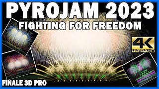 Pyrojam Competition 2023, by Pyroworld: Fighting For Freedom - Netherlands - Finale3D Pro