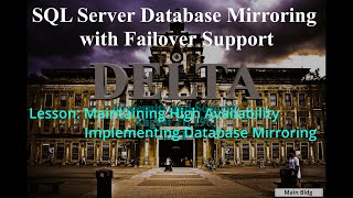 Step by Step Implementing High Availability Mode Database Mirroring