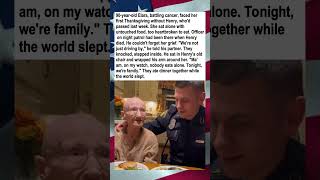 Officer Joins Widow for Thanksgiving