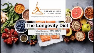 Episode 1 - The Longevity Diet for a Variety of Age-Related Conditions #longevity #diet #fasting