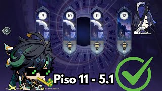 Novo Abismo Espiral [F2P] 5.1 | Piso 11 | Todas as Estrelas Fáceis | Genshin Impact