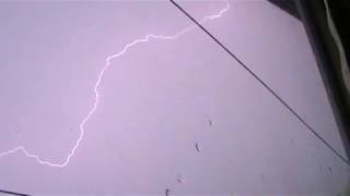 Extreme weather: thunder and lightning UK June 2020