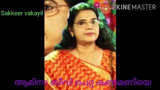 ആമിനാ ബീവി പെറ്റ കൺമണിയെ  mappila song