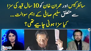 It makes sense that Imran Khan has been punished in the cipher case - Saleem Safi - Report Card
