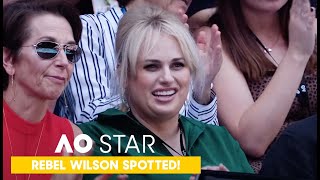 Rebel Wilson Spotted At Australian Open 2020 | AO Stars