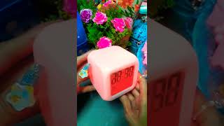 The Best Digital Glowing Led Alarm Clock #glowingled #asmr #homegadgets #satisfyingsound