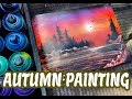 AUTUMN PAINTING SPRAY PAINT ART by Spray Art Eden スプレーペイントアートエデン