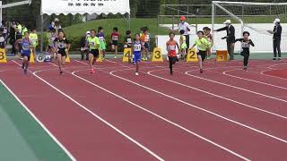 ⑪しきあいり100m 第29回足立ジュニア陸上競技大会20221009