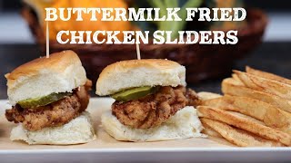 Buttermilk Fried Chicken Sliders