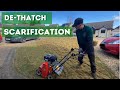 Can’t believe how much comes out of this lawn! Scarification // De-Thatch