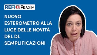 Nuovo esterometro alla luce delle novità del DL Semplificazioni