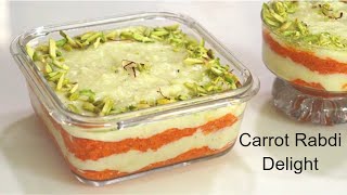 गाजर से बनाए लाजवाब व अनोखी मिठाई | Carrot Rabdi Delight | Gajar ka Halwa | Rabdi-MyFlavours