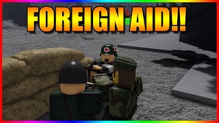 Roblox D-DAY! | Joining the war as a FOREIGN AID! Special TROOP! Epic!