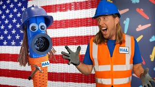 Handyman Hal works at KAZOO Factory | Cool Machines and Kazoos for Kids