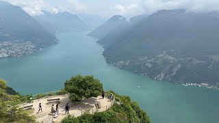 Funicular ride up to Monte San Salvatore | On the Top of Lugano | Ticino, Switzerland 2023