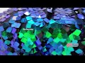 oneyard reflective iridescent color rhombus sequin fabric 30001