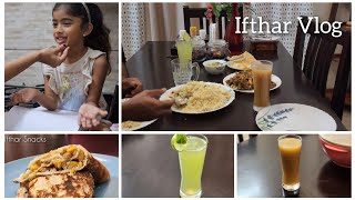 Ifthar Special vlog/ഞങ്ങളുടെ ഇന്നലത്തെ നോമ്പ് തുറ/fish biryani/pazham adukk/lime juice/chikkoo juice