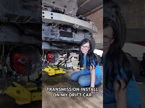 350z Drift Car Transmission Install!