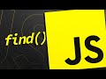 find method for Arrays in JavaScript #shorts