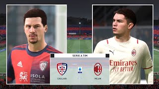 FIFA 22 Cagliari Vs AC Milan SERIE-A ITALIA [20/03/2022]