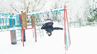 Sheffield Endcliffe Park Snow Day.