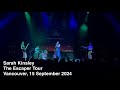 Sarah Kinsley live - The Escaper Tour full - Hollywood theatre - 15 September, 2024 - Vancouver, BC,